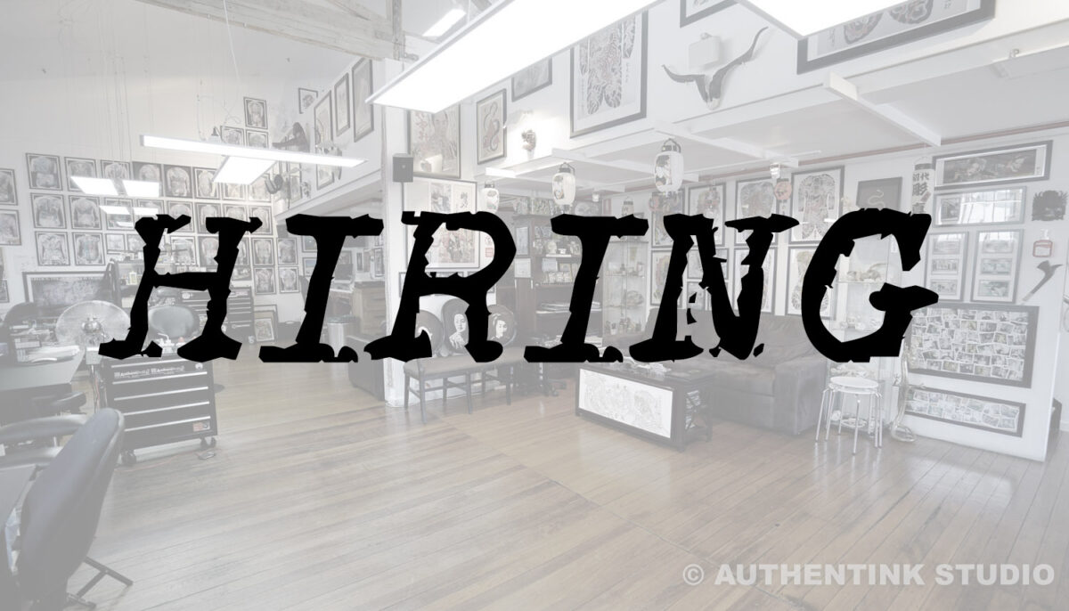 Authentink Studio Hiring Artists for 2024